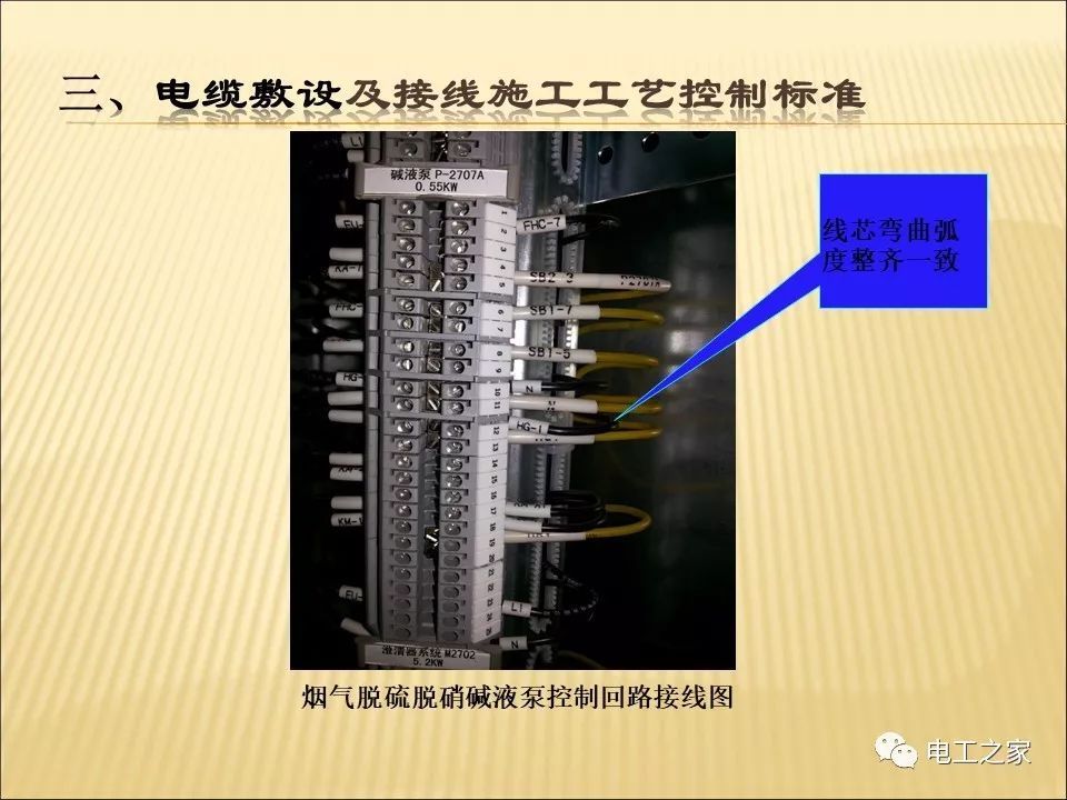 一條完成開關(guān)柜安裝，電纜橋架施工，電纜敷設(shè)及布線施工，照明配電箱施工