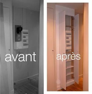 你家人的配電箱隱藏得好嗎？新房子的裝飾看起來很漂亮，因為做得很好。